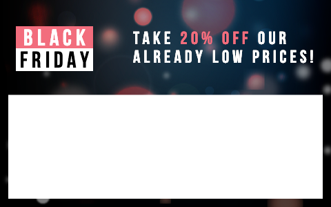 Black Friday Sale - 20% Off